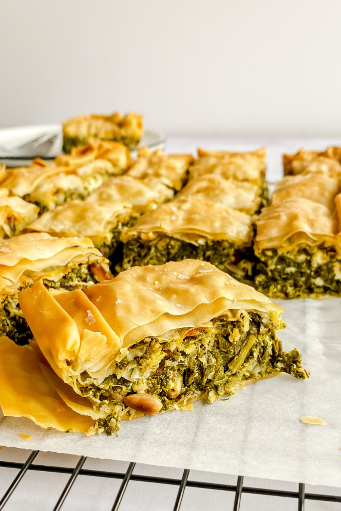 Greek-Inspired Spinach Pie - Fresh Food Bliss