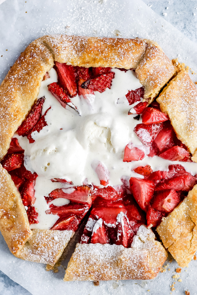 rustic strawberry tart recipe